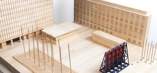 Bilde av modell av minnesmerket