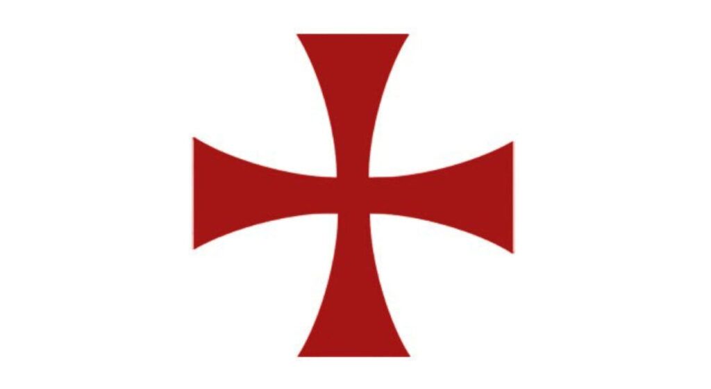 Red cross on white background