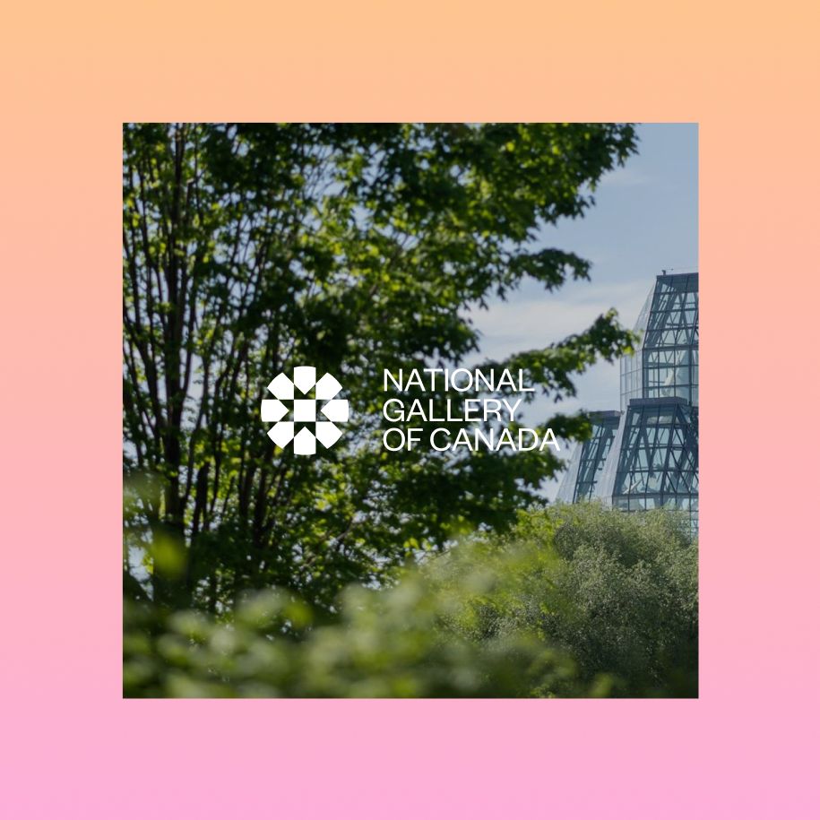 National Gallery of Canada logo and outdoor picture