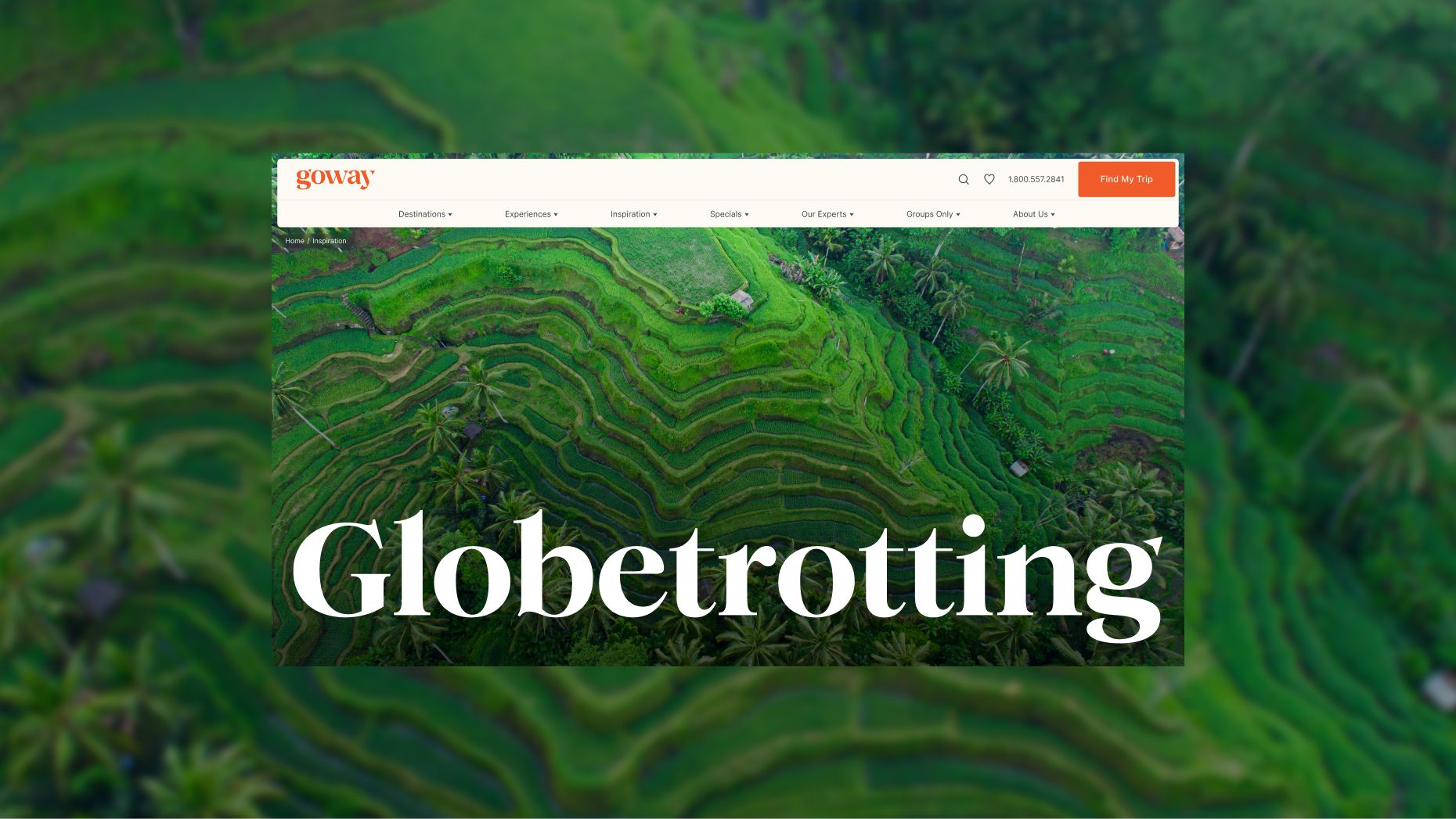 Goway Globetrotting Magazine cover image