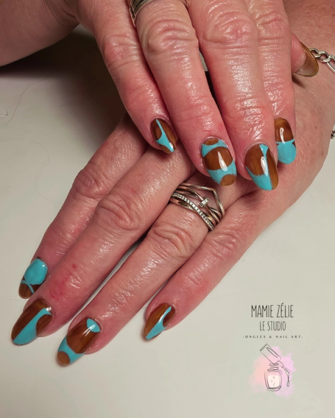 Nail Art artistique réalisé à Charlesbourg - Réalisation 2