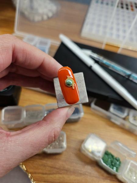 Design d'ongles glamour au studio à Québec - Réalisation 7