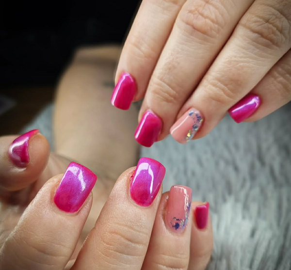 Pose d'ongles personnalisée au studio Mamie Zélie à Québec - Réalisation 9