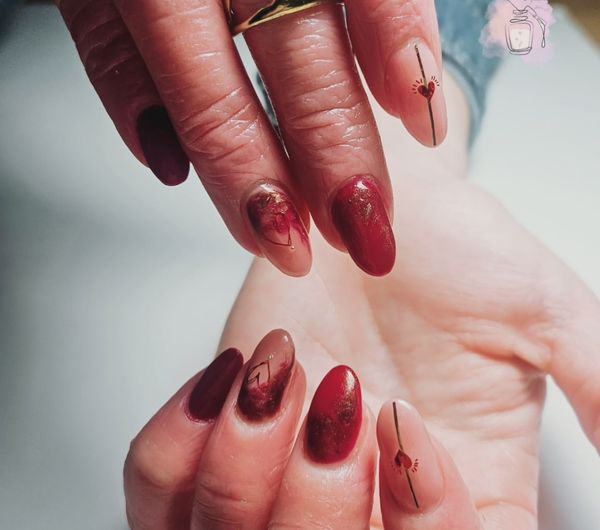 Recouvrement de gel sur ongles naturels - Québec - Réalisation 3