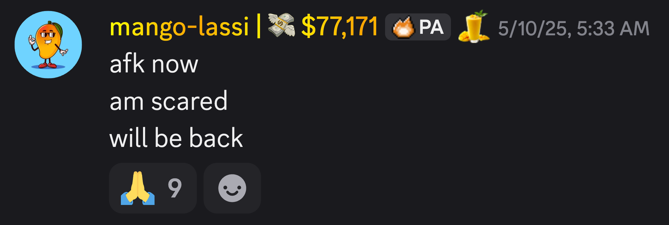 mango-lassi in Discord chat