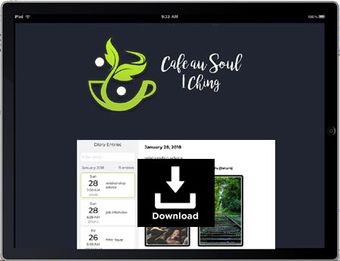 Ipad screenshot showing iching app
