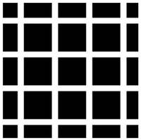 Optical illusion disappearing dots