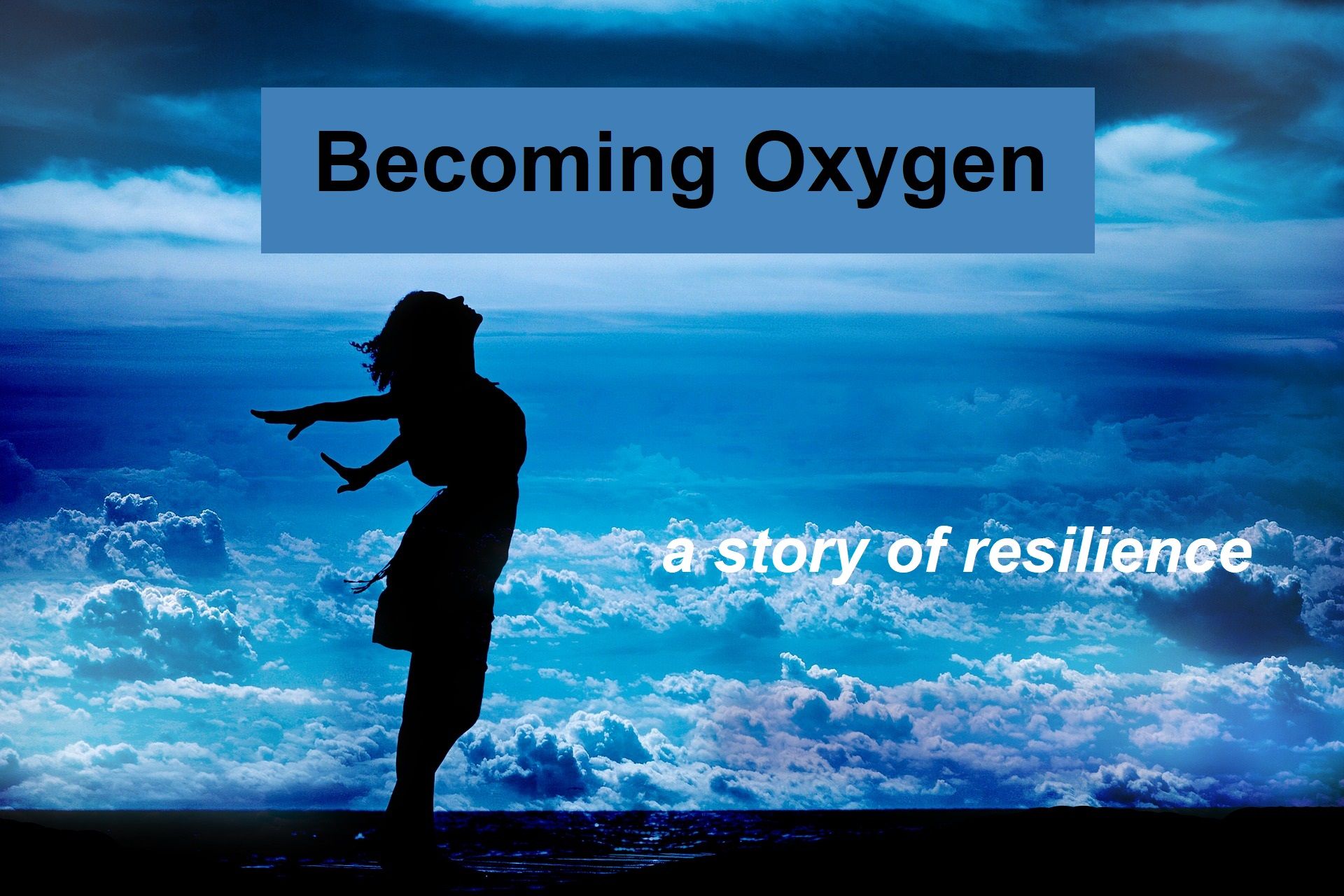 Woman standing in ocean surf