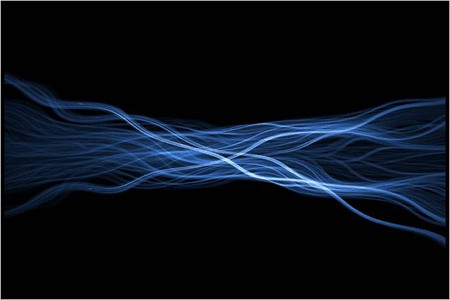 electricity light waves