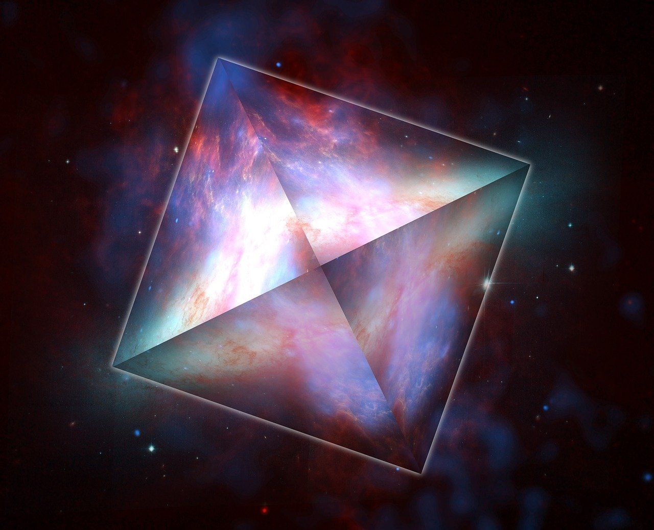 Prism over multi colored stars