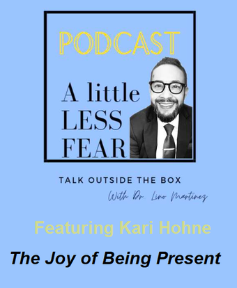 kari hohne on a Little Less Fear podcast