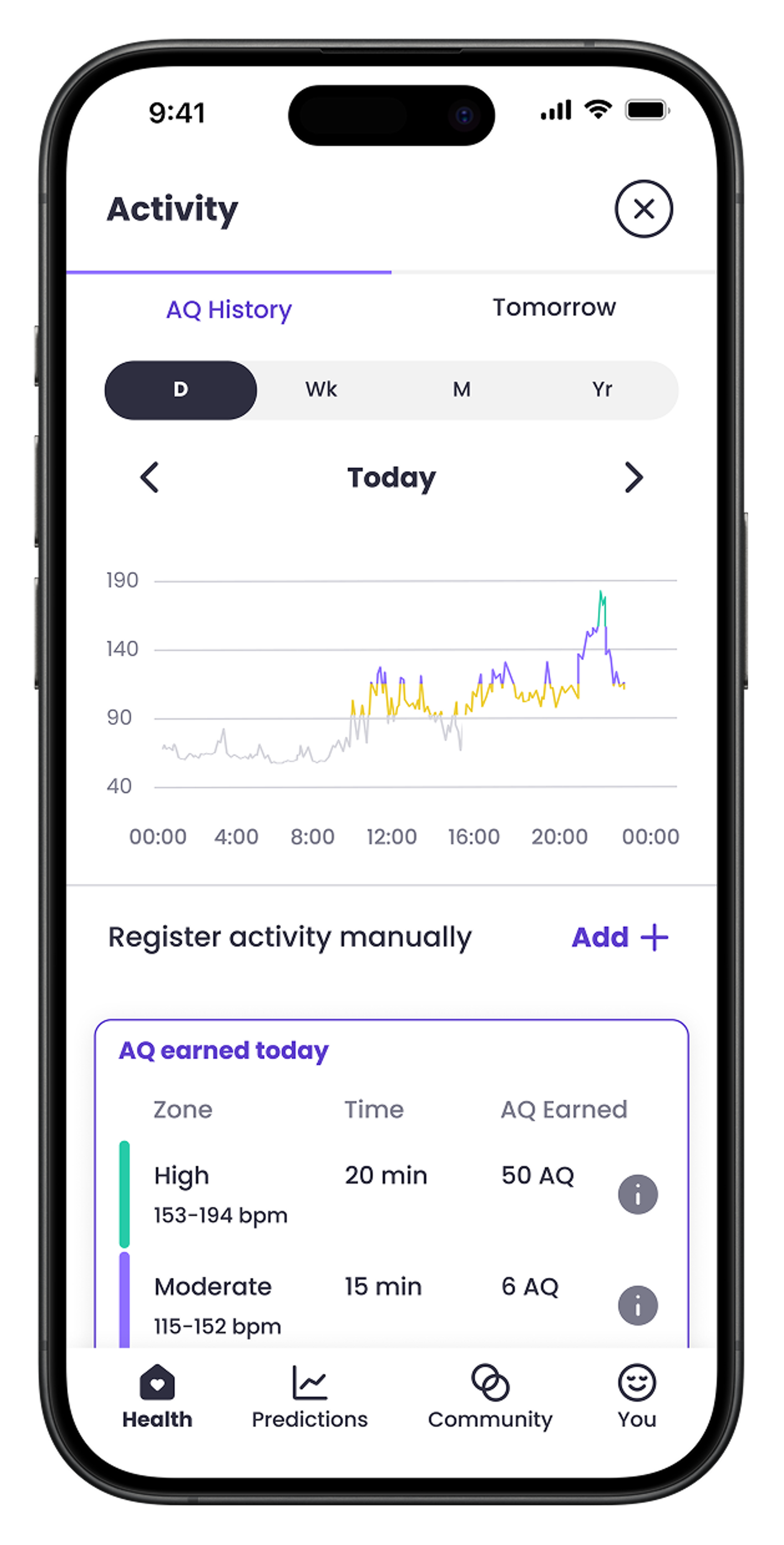 Mia Health App Back Screen