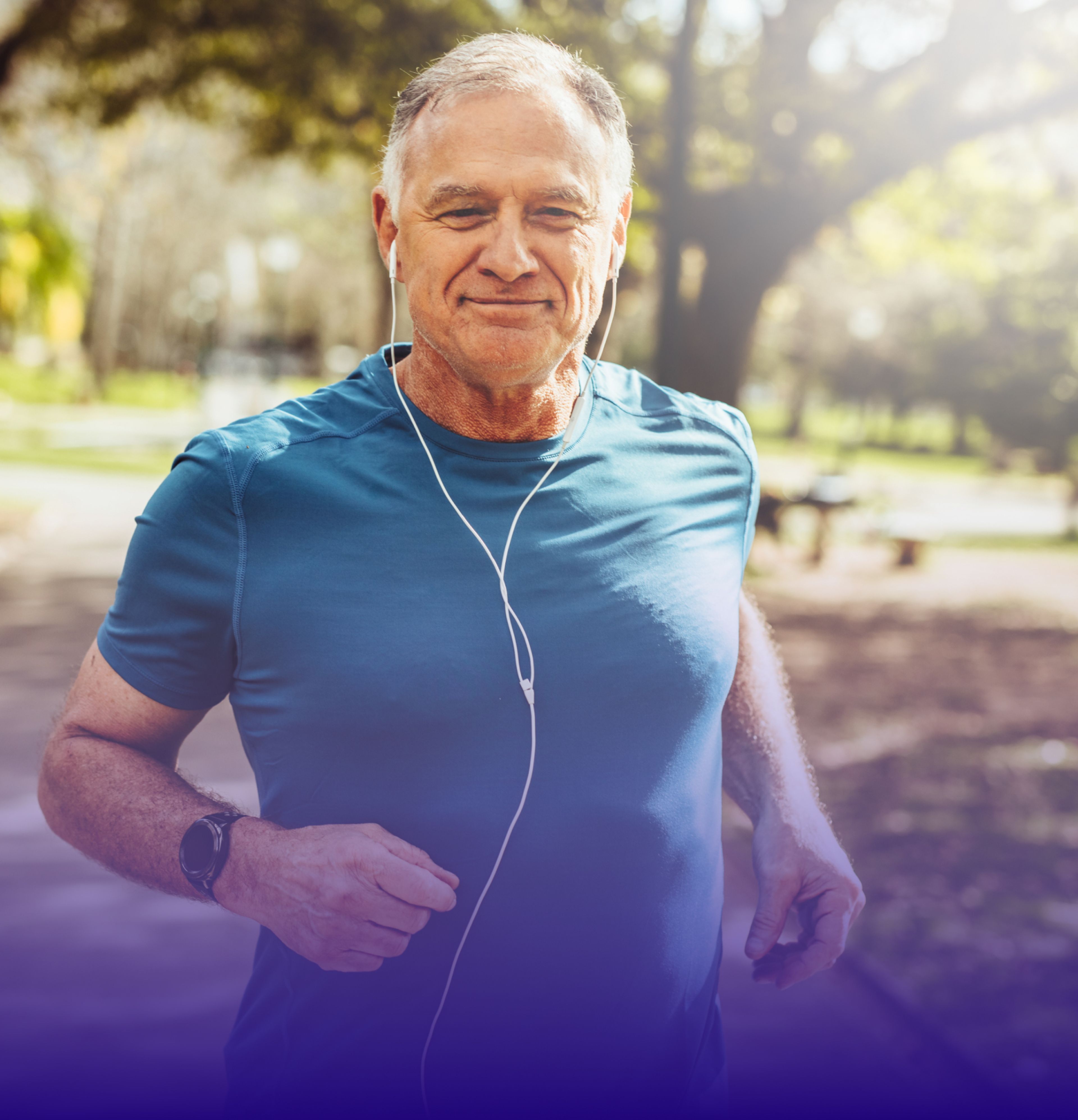 Woman checking fitness app