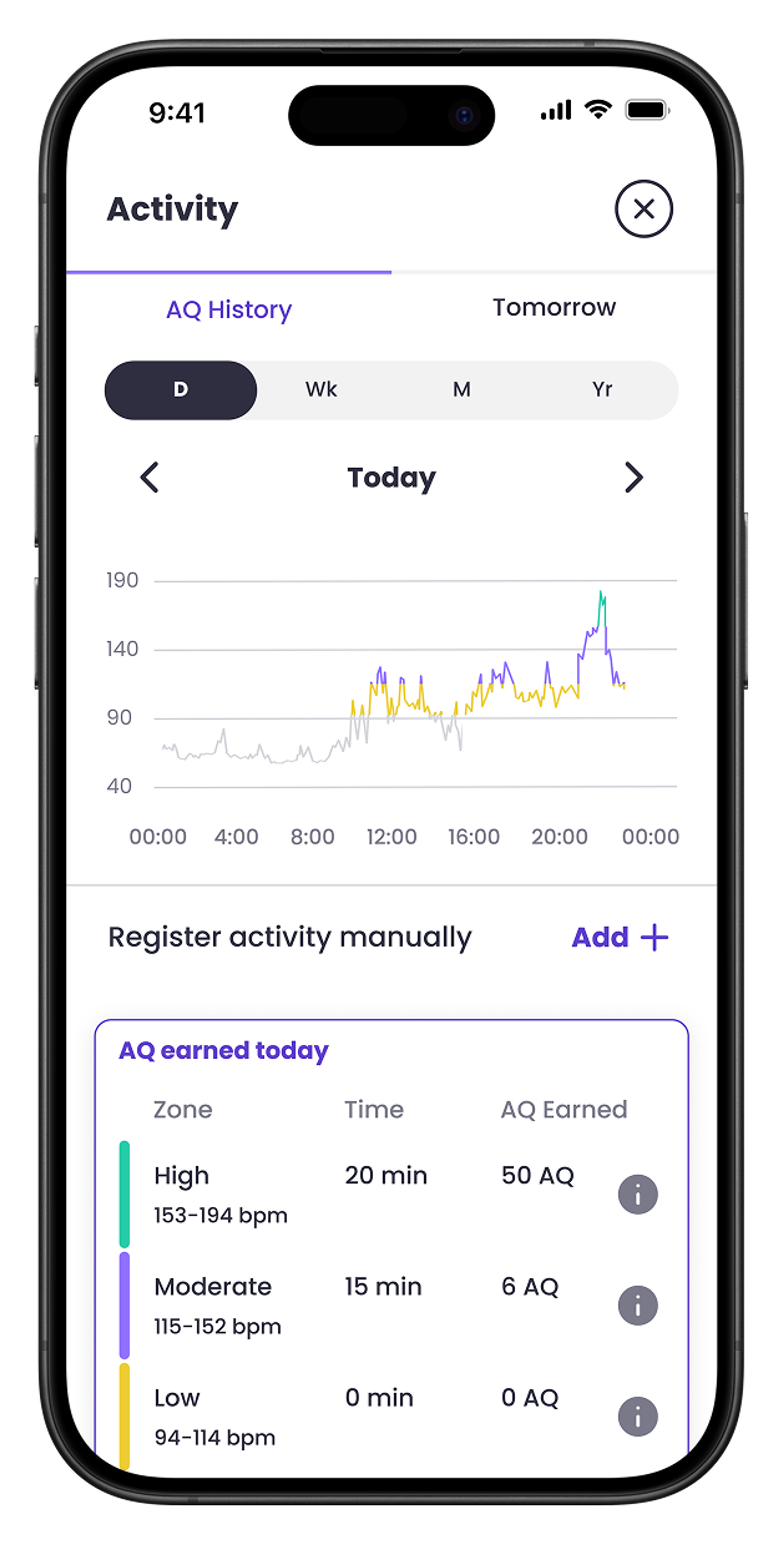 Mia Health App Back Screen
