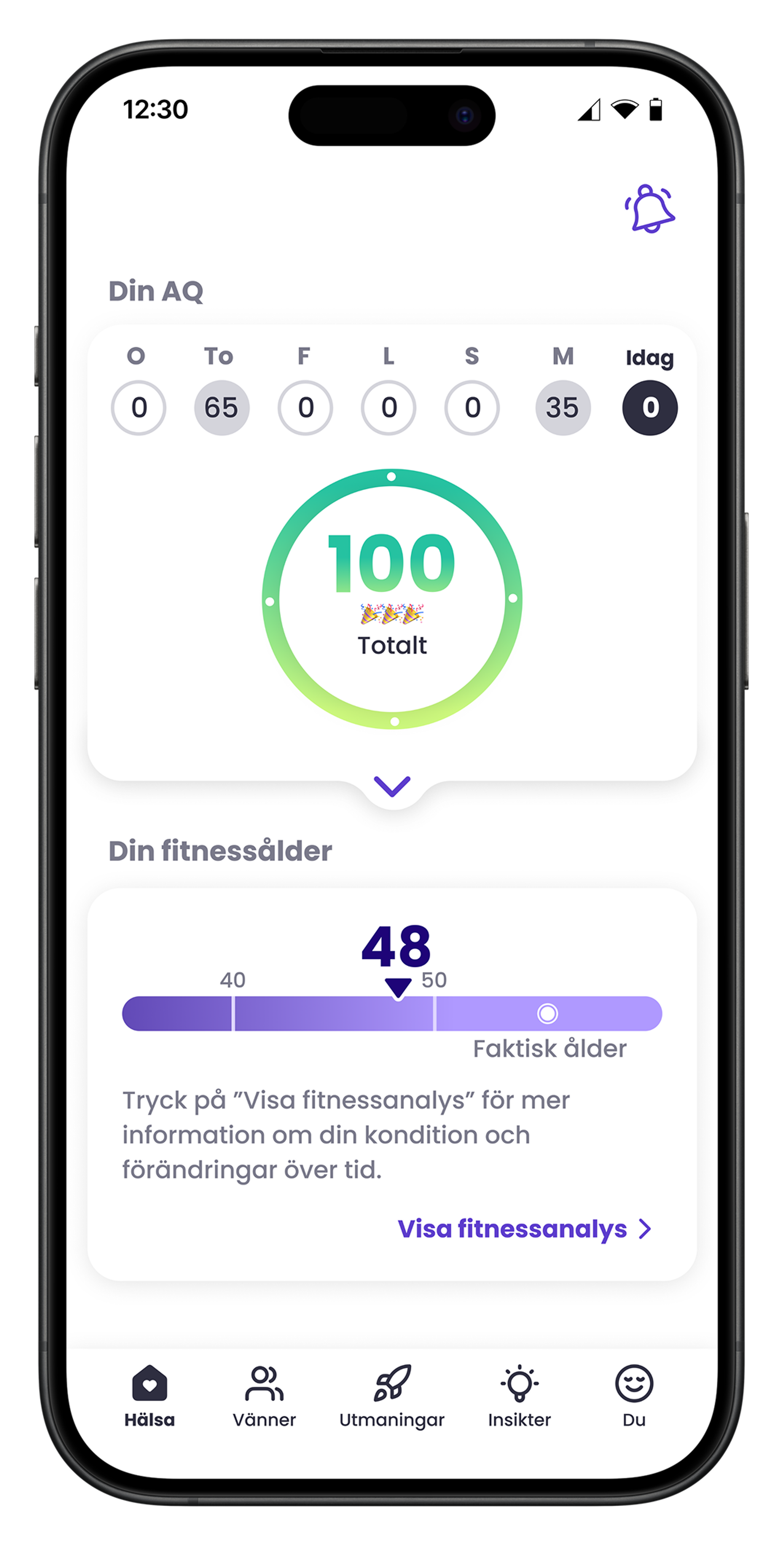 Mia Health App Front Screen