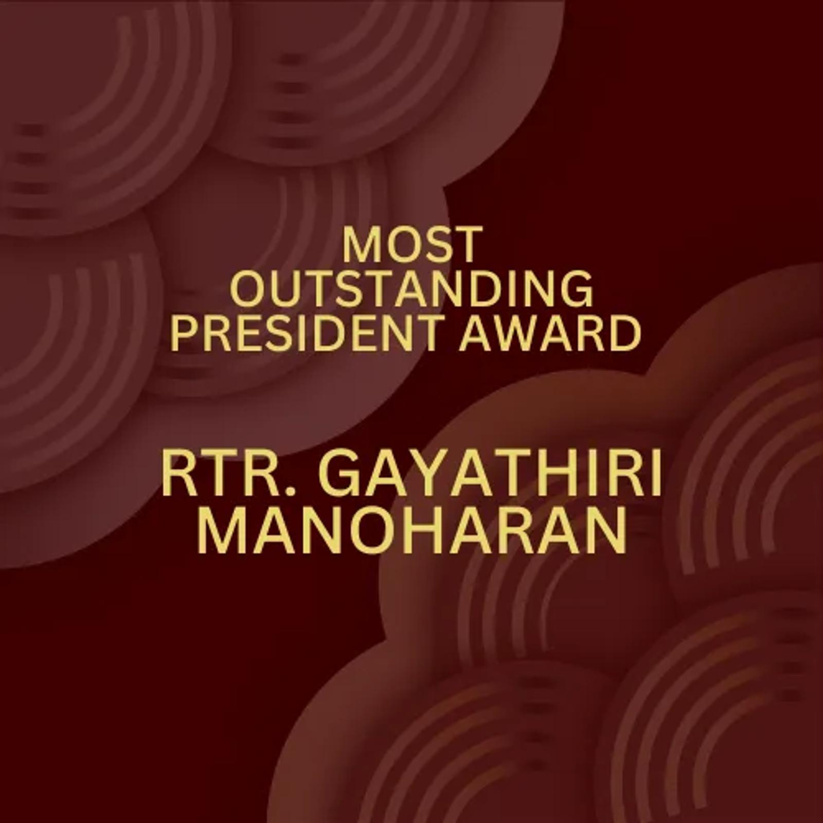 36th Rotaract District Assembly (2026) — award record 2
