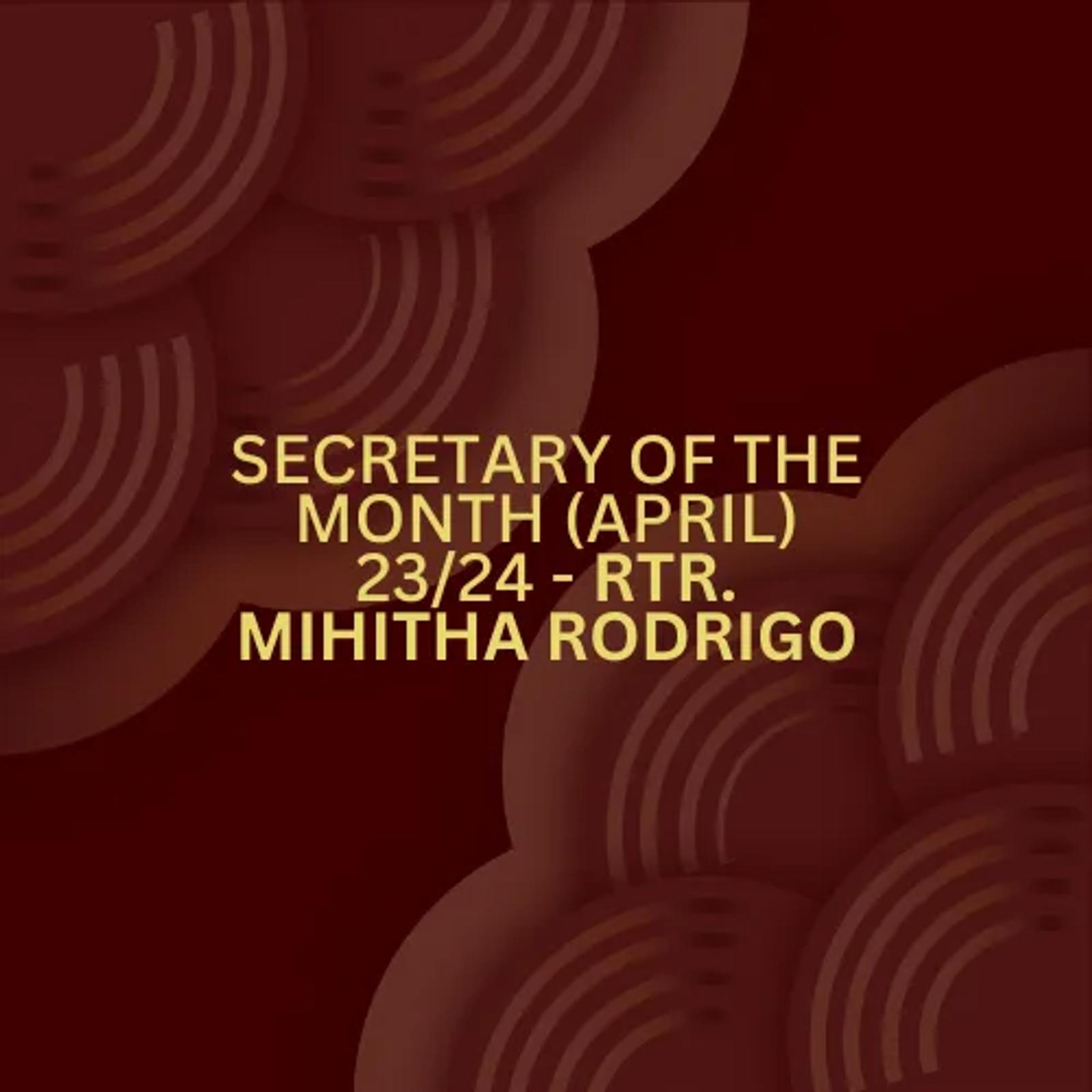 34th Rotaract District Assembly (2024) — award record 3