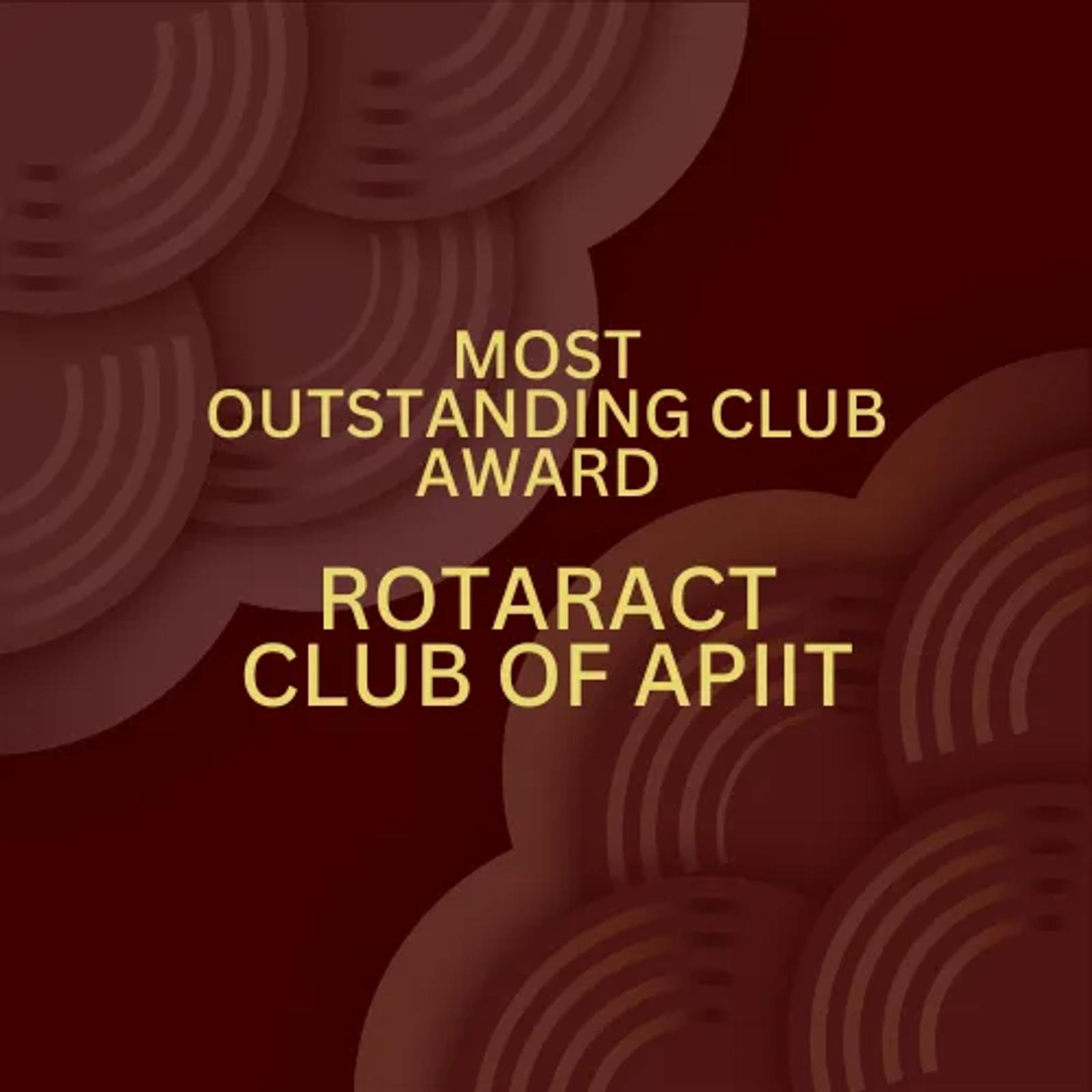 36th Rotaract District Assembly (2026) — award record 1