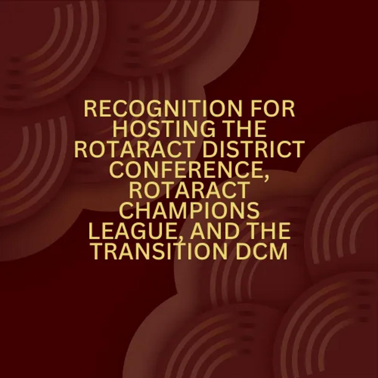 35th Rotaract District Assembly (2025) — award record 2