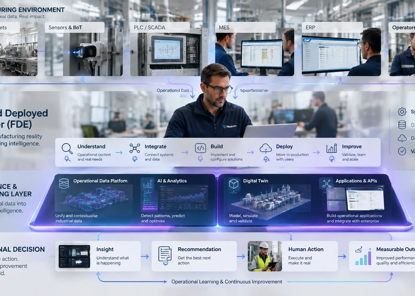 Forward Deployed Engineering in Manufacturing: Bringing AI to the Factory Floor