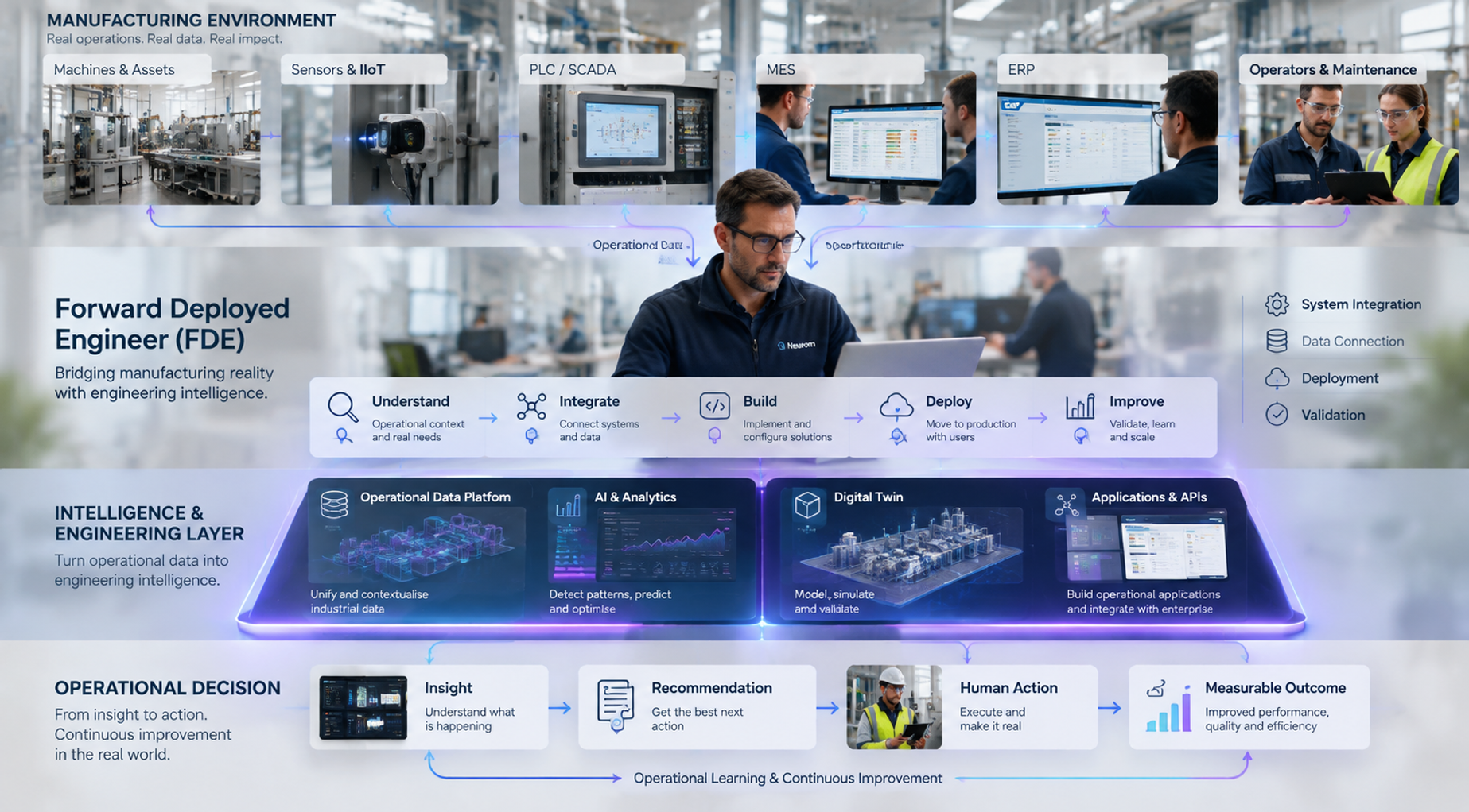 Forward Deployed Engineering in Manufacturing: Bringing AI to the Factory Floor