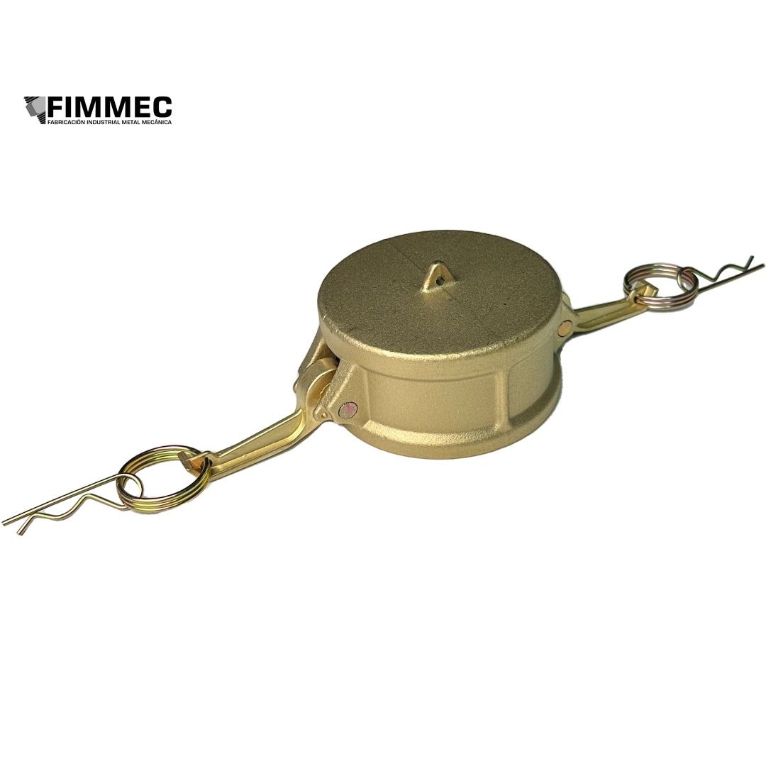 Acople Camlock Bronce Tipo DC Tapa