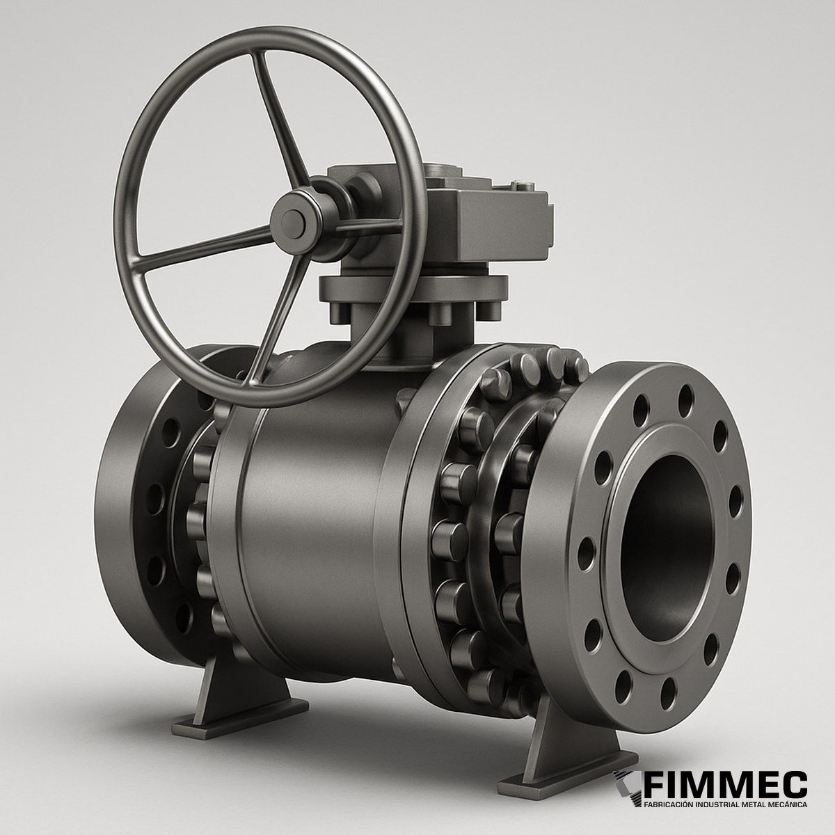 Válvula de Bola Trunnion (Muñón) Flangeada — Válvulas | FIMMEC Chile