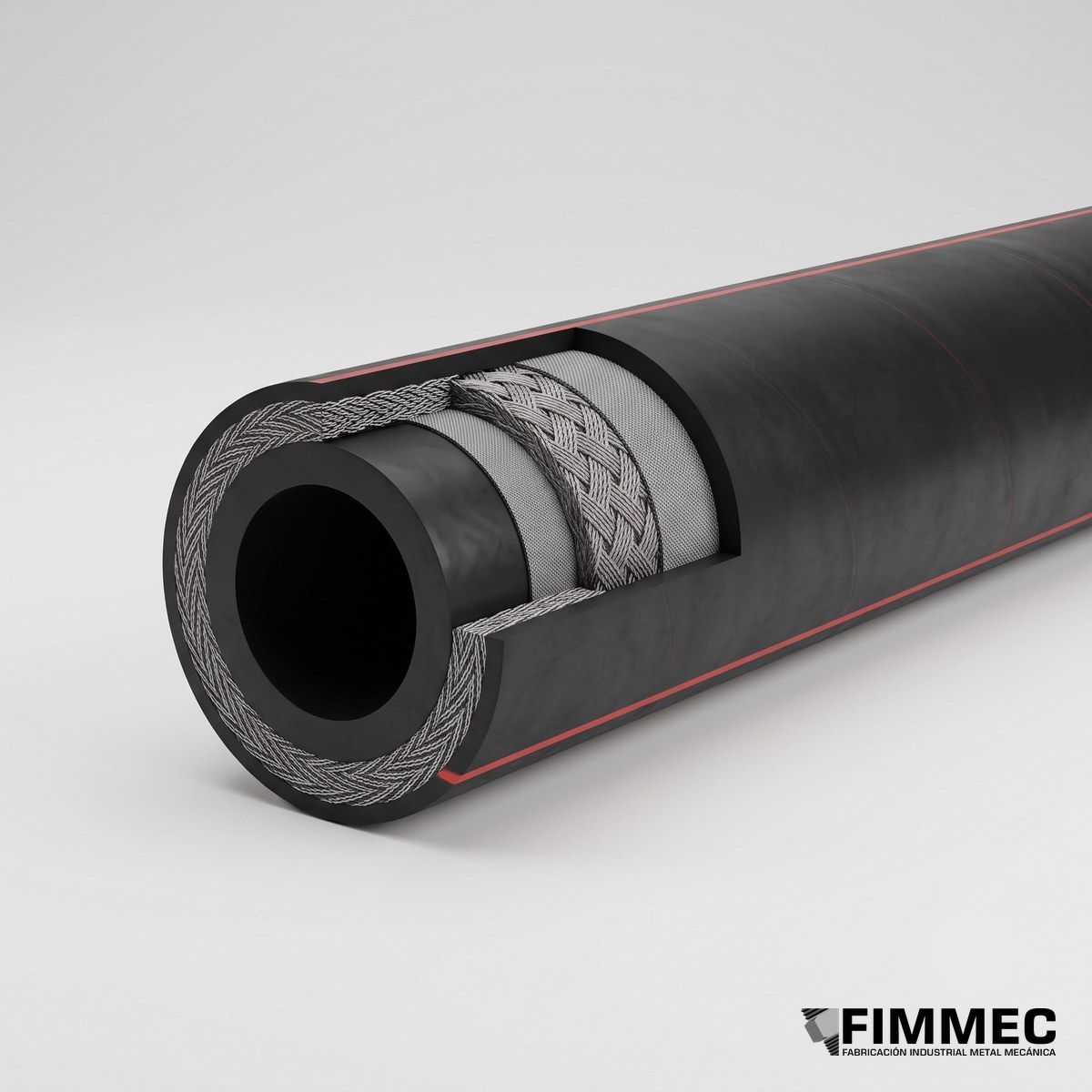 Manguera Descarga y Bombeo de Hormigón 80 Bar — Mangueras Industriales | FIMMEC Chile