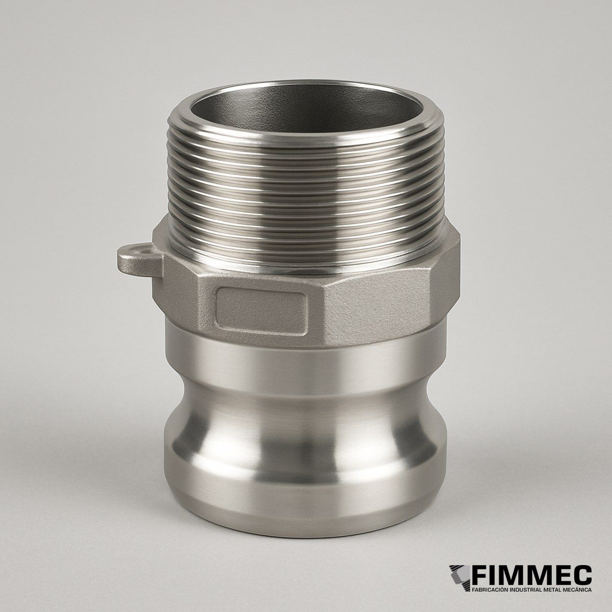 Acople Camlock Inoxidable SS316 Tipo F