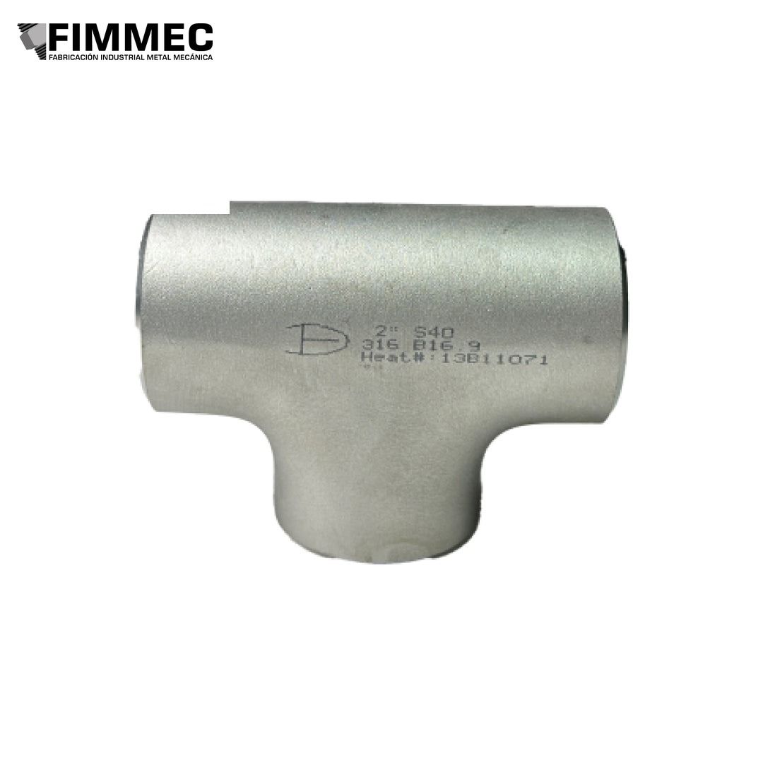 TEE SCH40 Inoxidable