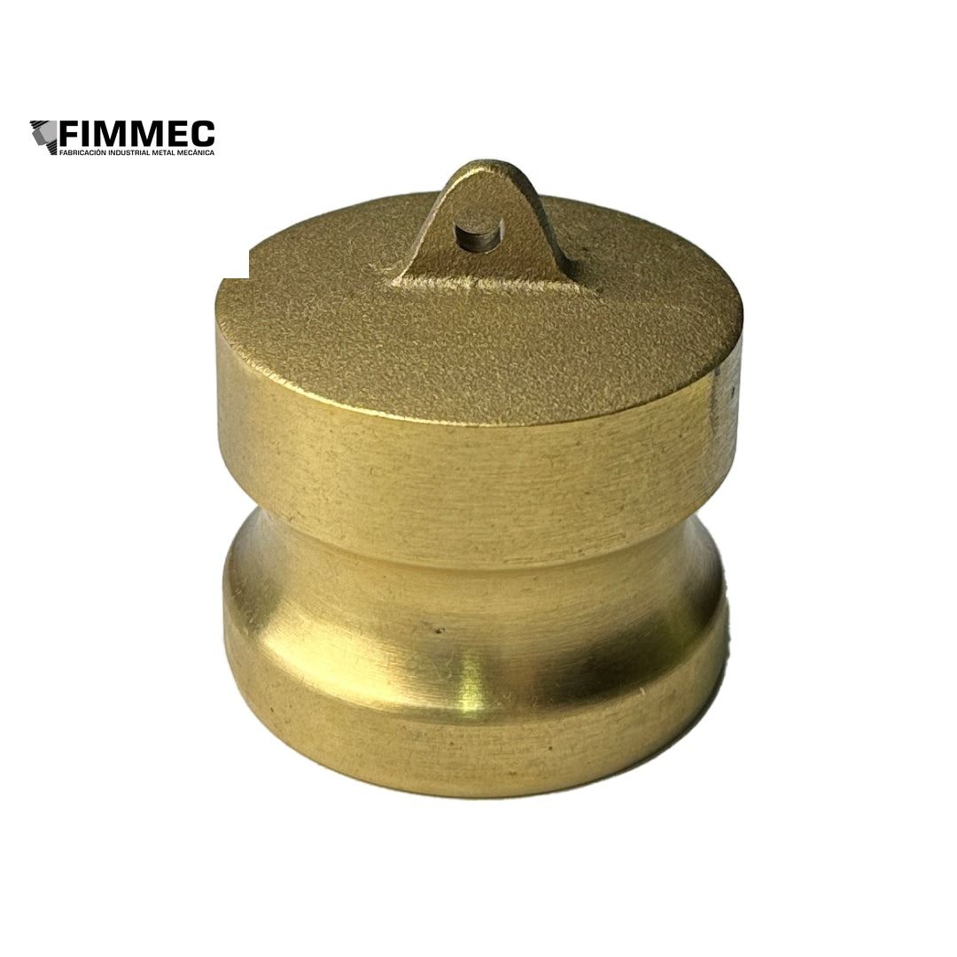 Acople Camlock Bronce Tipo DP Tapón