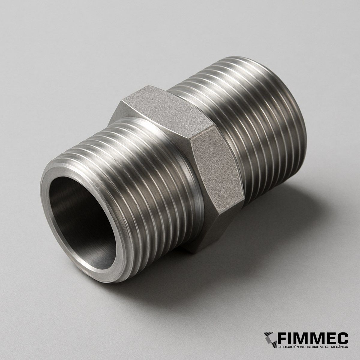 Niple Tuerca Inoxidable Clase 3000