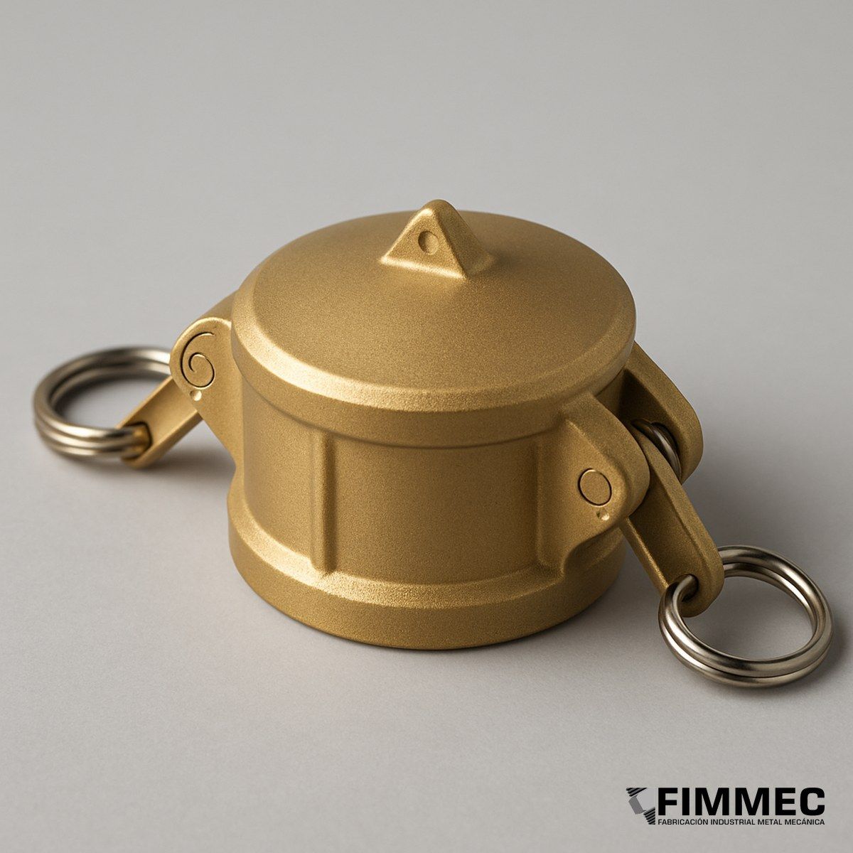 Acople Camlock Bronce Tipo DC Tapa
