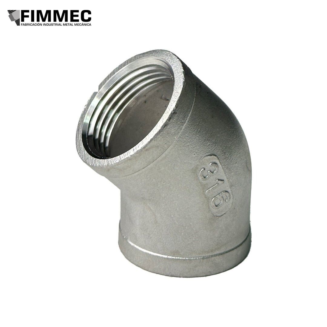 Codo 45° Inoxidable