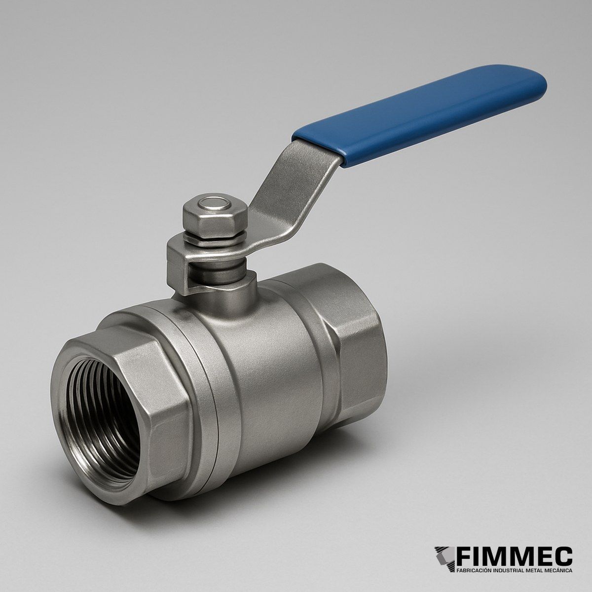 Válvula de Bola 1 Cuerpo Inoxidable — FIMMEC