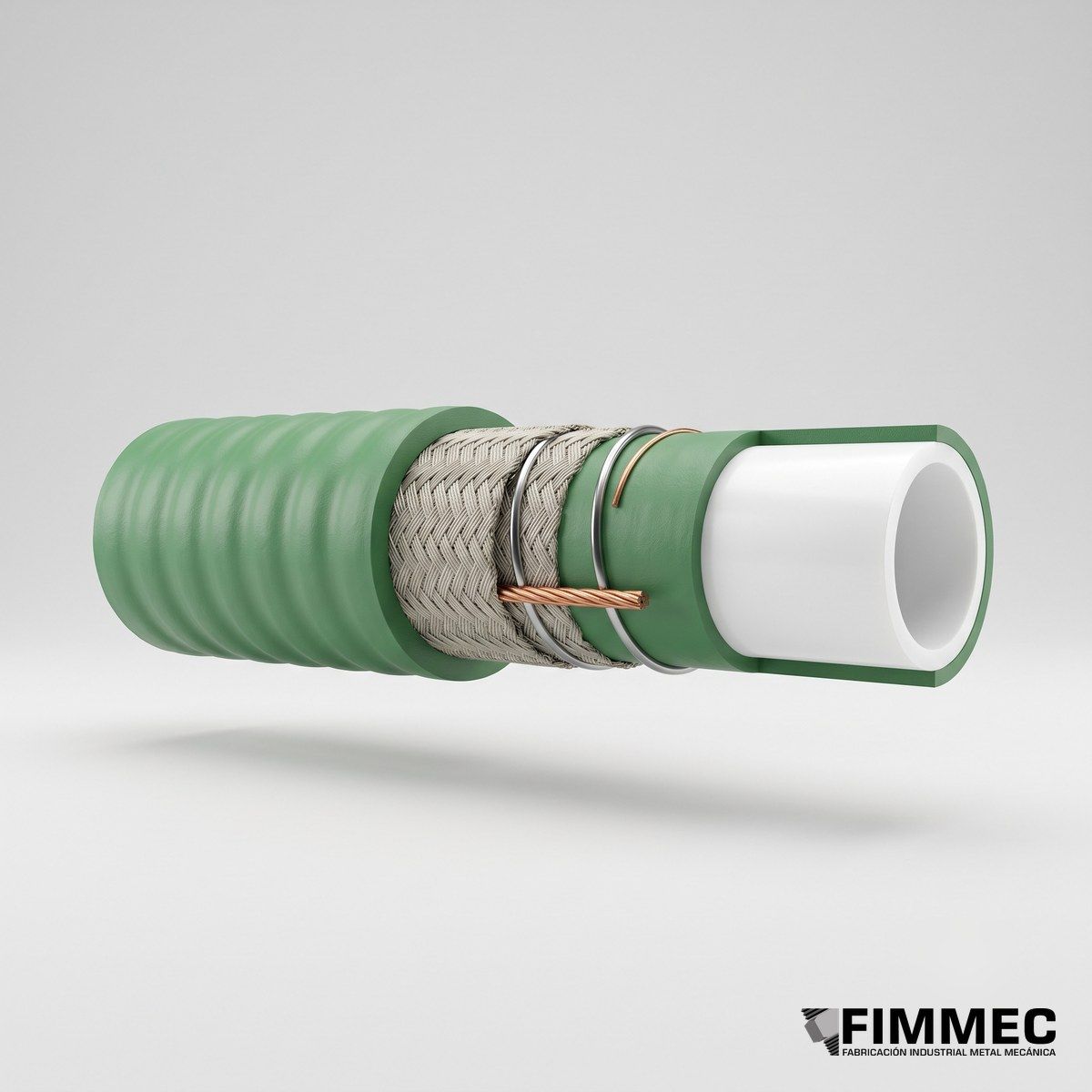 Manguera Succión y Descarga Químicos UPE — Mangueras Industriales | FIMMEC Chile