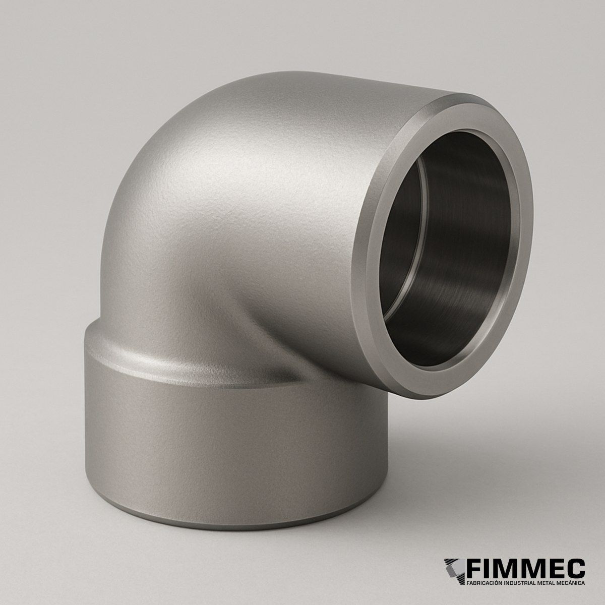 Codo 90° Socket Inoxidable