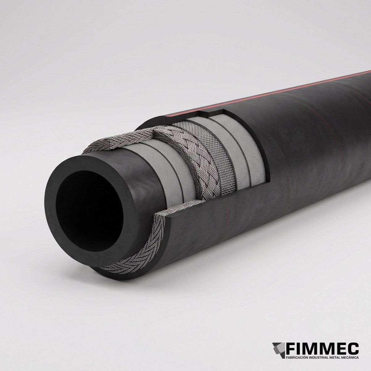 Manguera Descarga y Bombeo de Hormigón 85 Bar — Mangueras Industriales | FIMMEC Chile