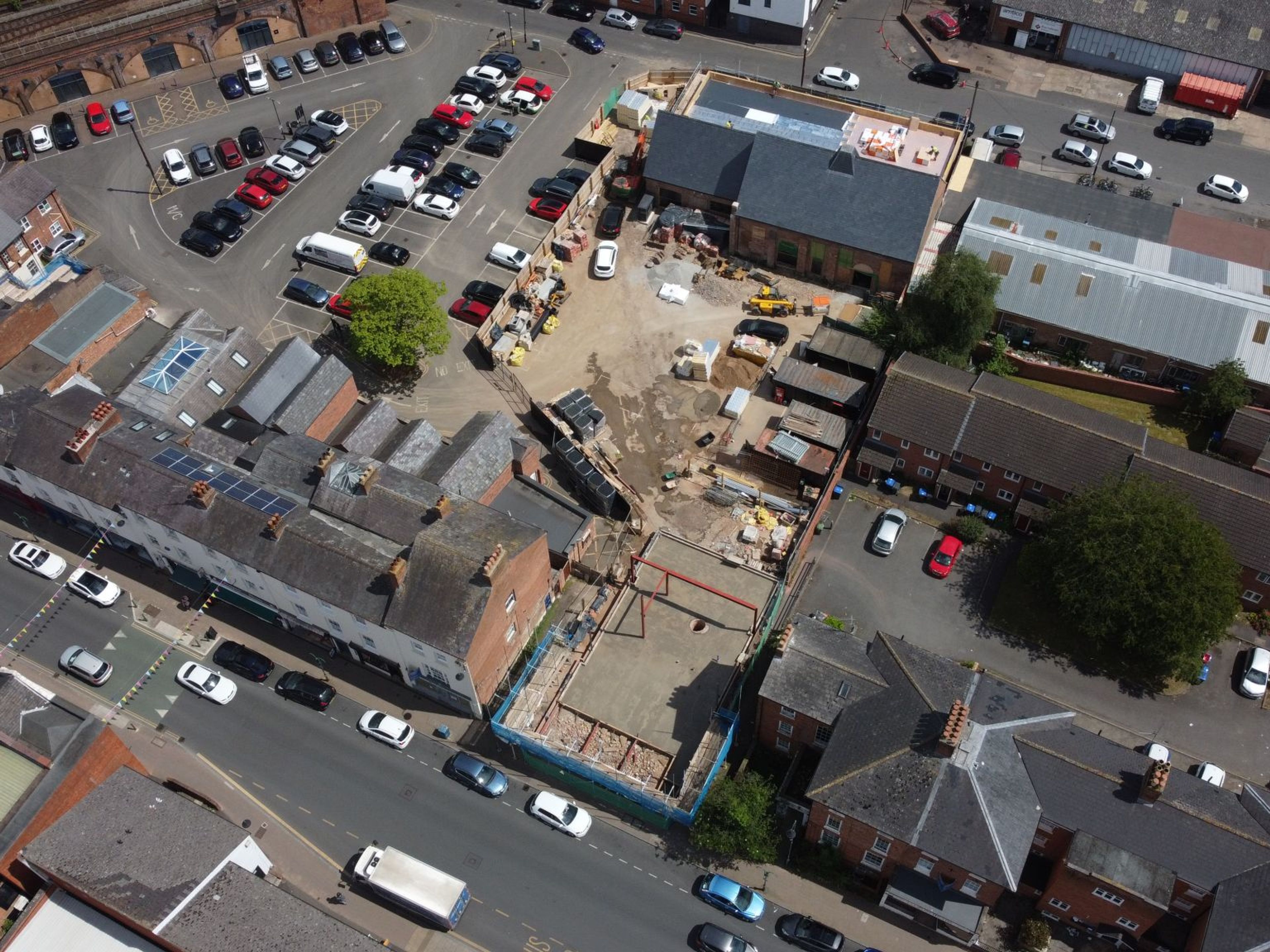Site Progress for Leamington Creative Quarter