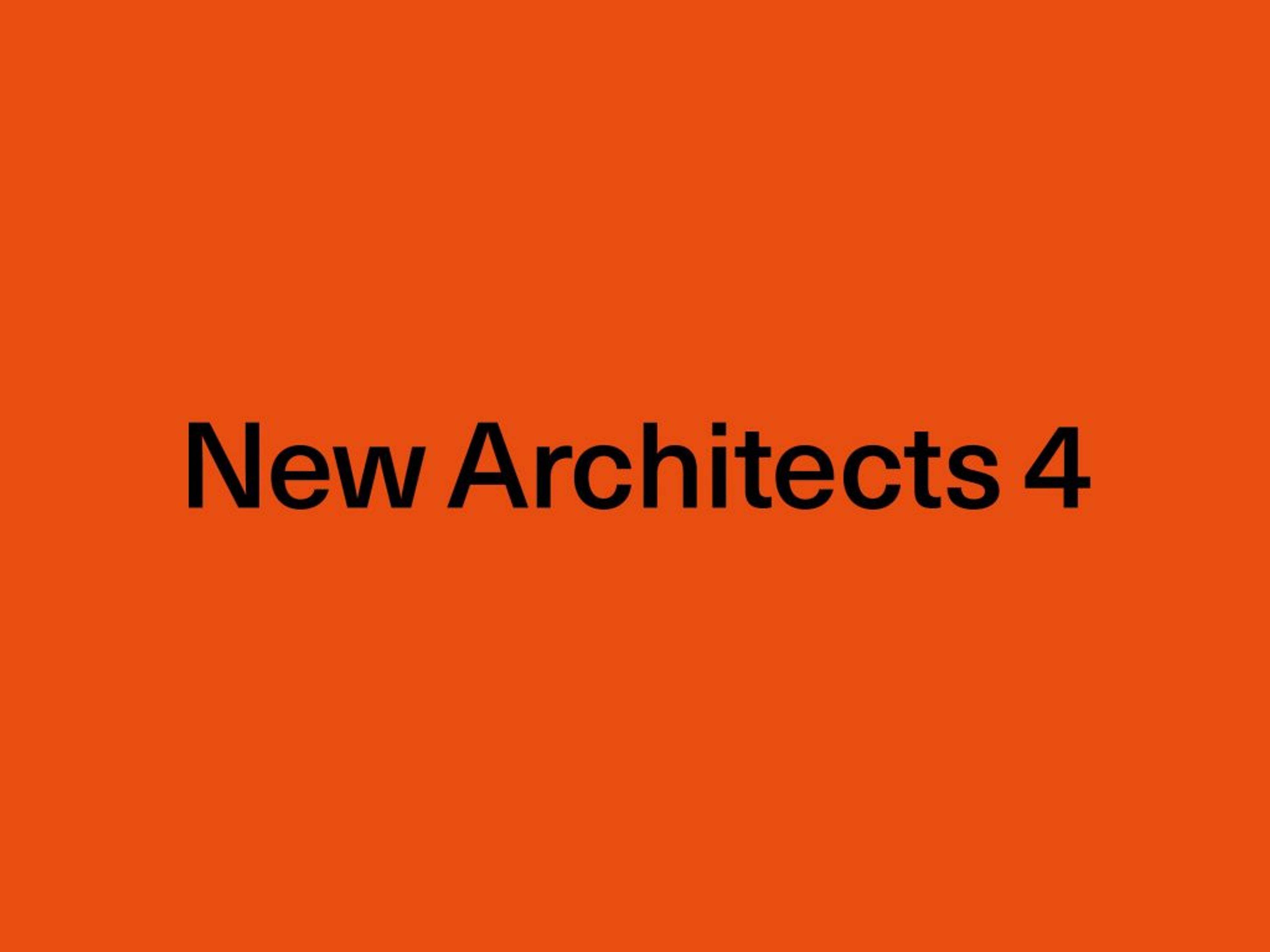 New Architects 4