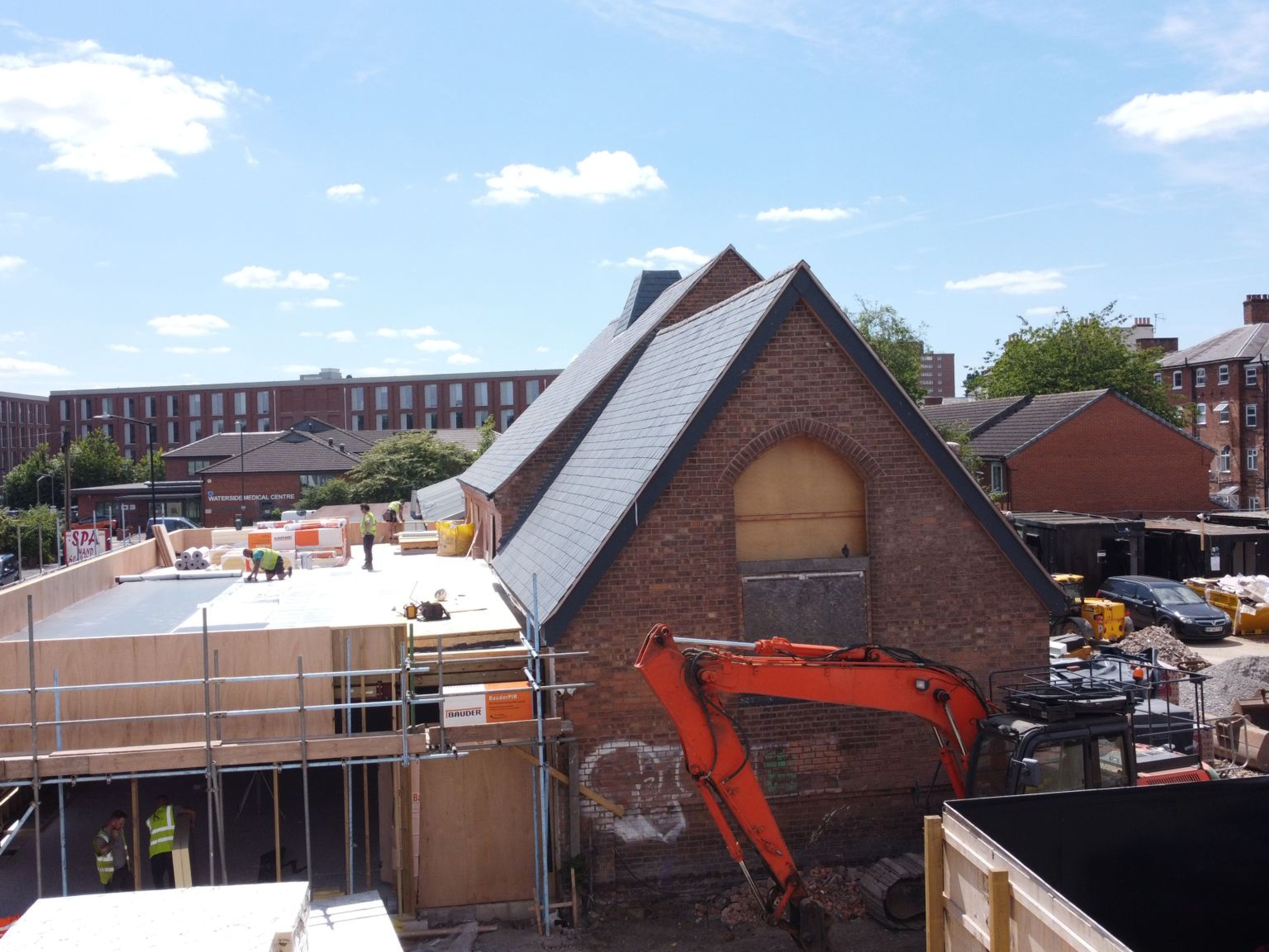 Site Progress for Leamington Creative Quarter