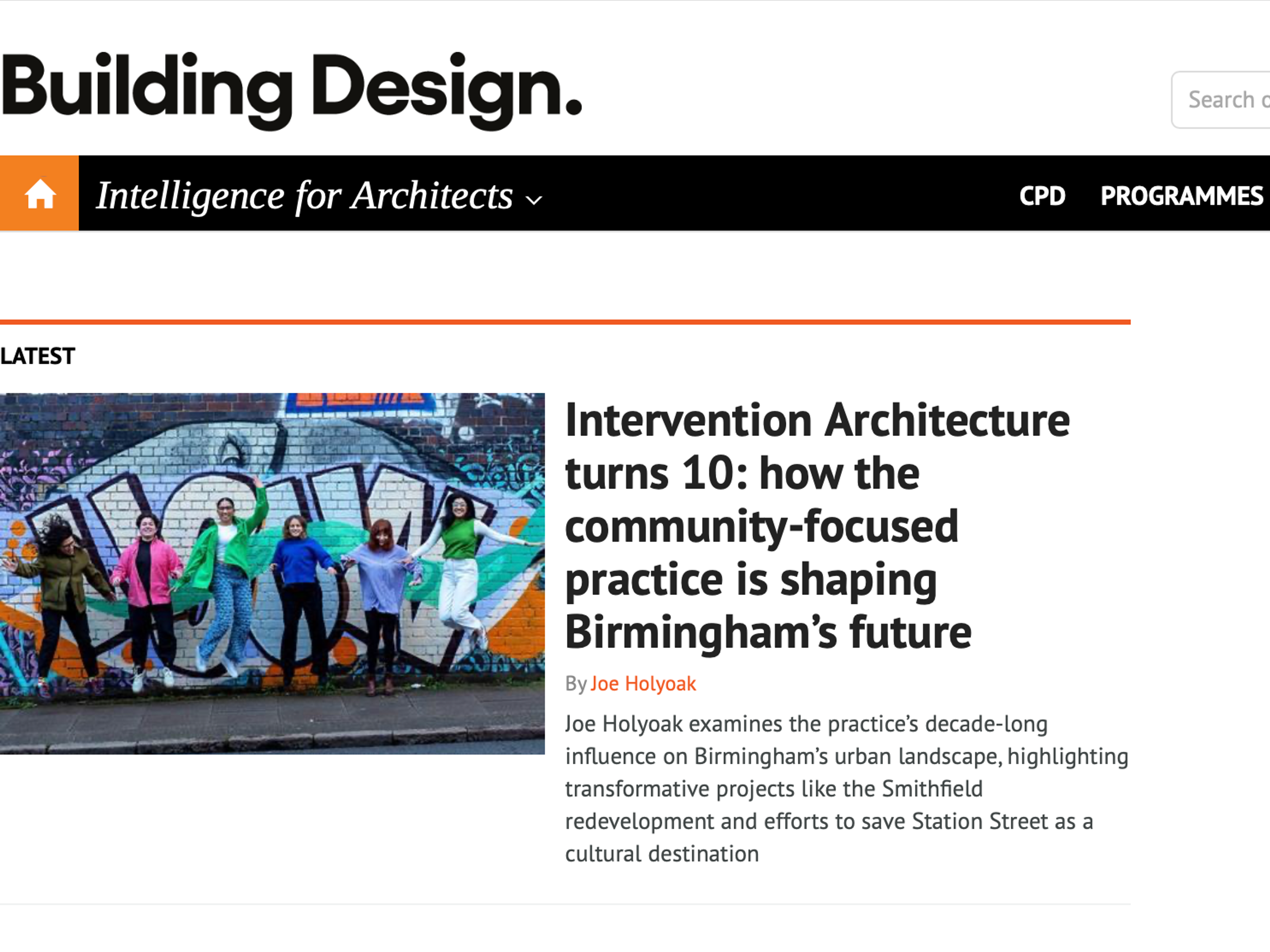 Building Design Article Feature