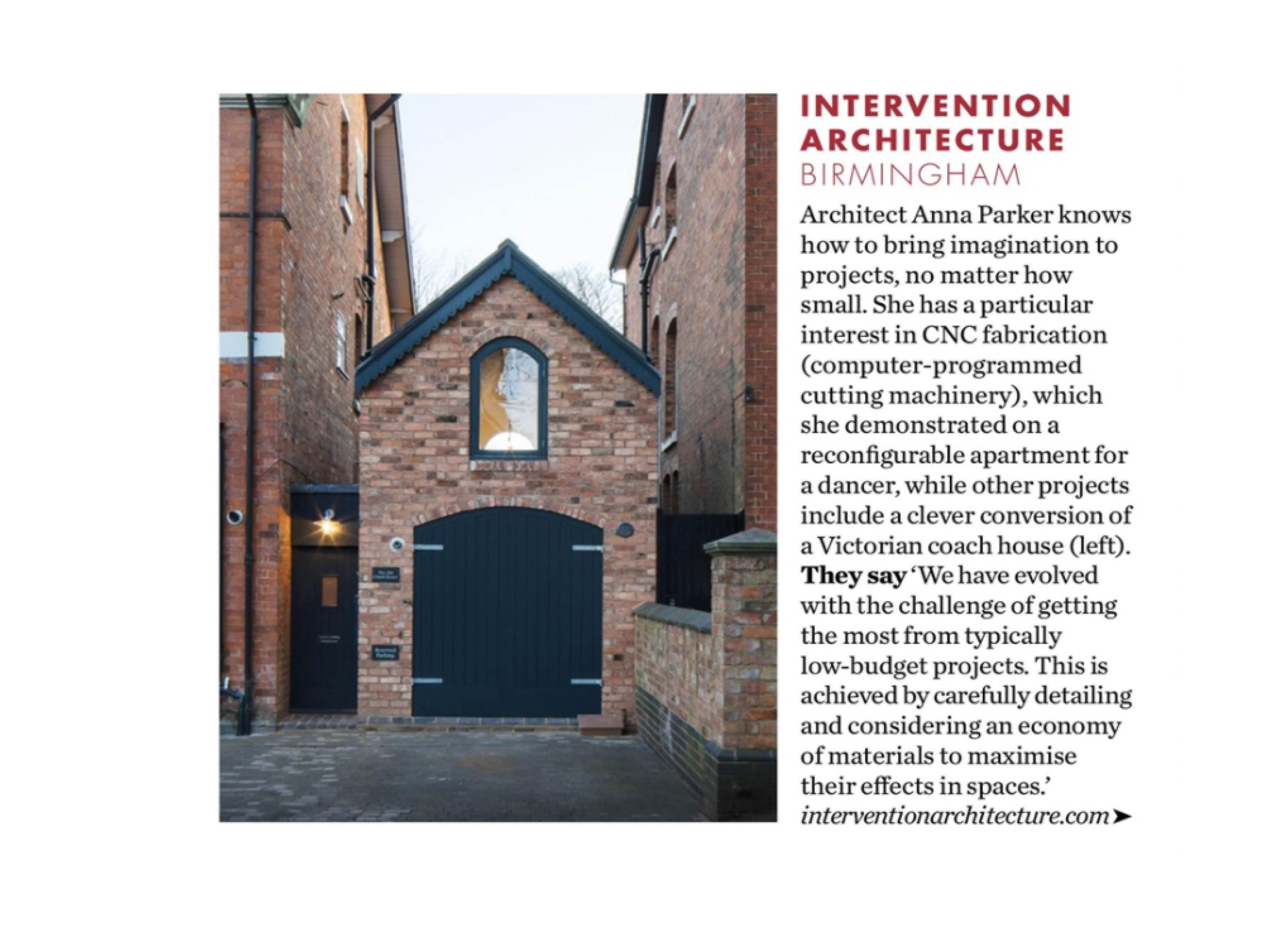 Elle Decoration Top 25 UK Architects
