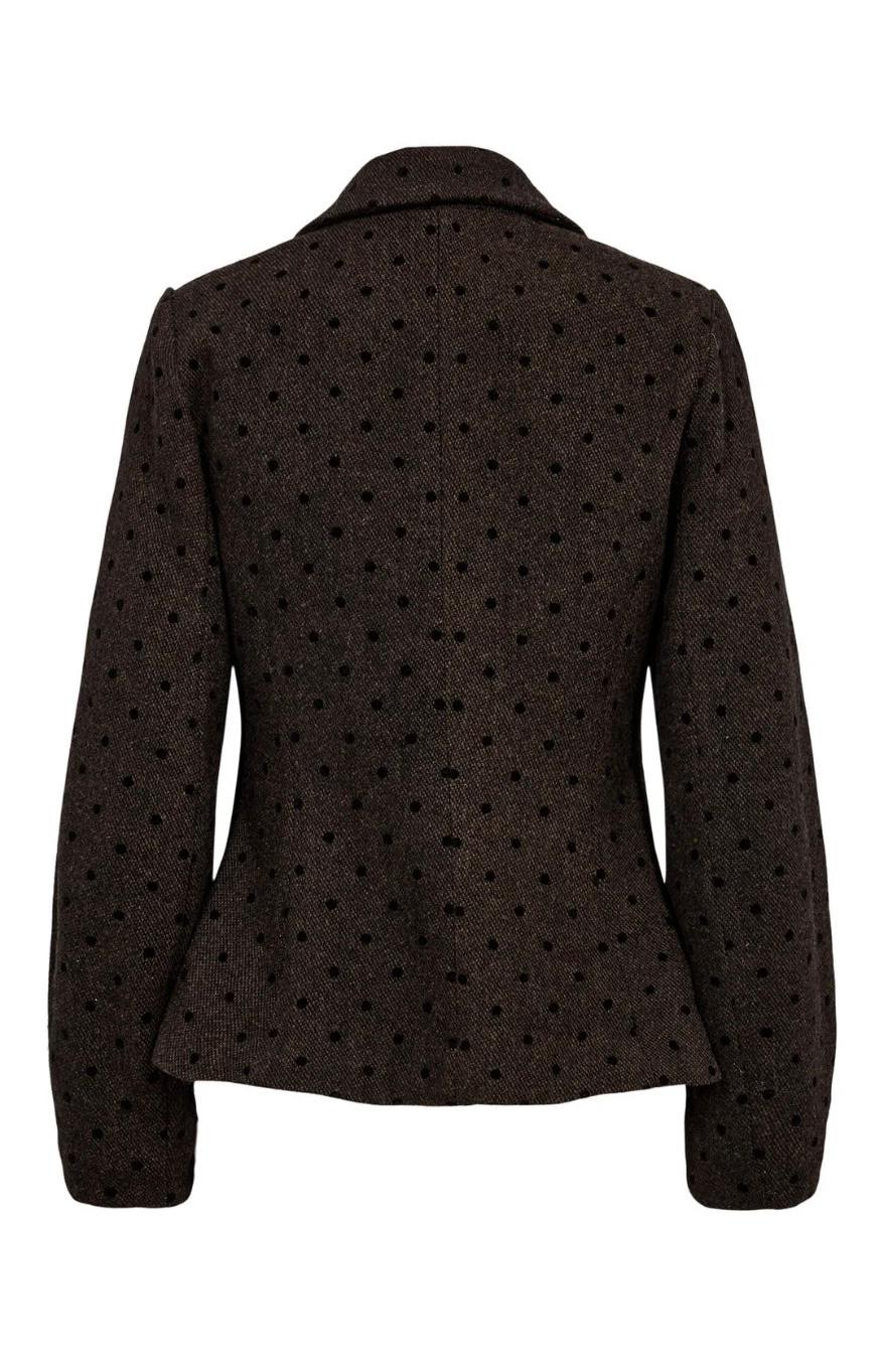 NÜMPH NUamia Blazer brun prikker, bilde 3 av 4