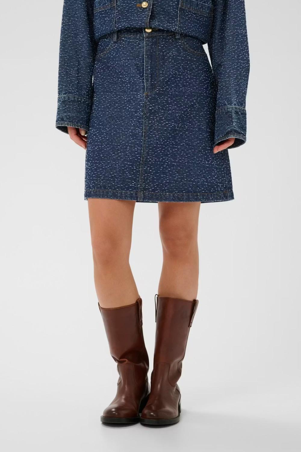 Saint Tropez PheaSZ Skirt denim, bilde 3 av 3