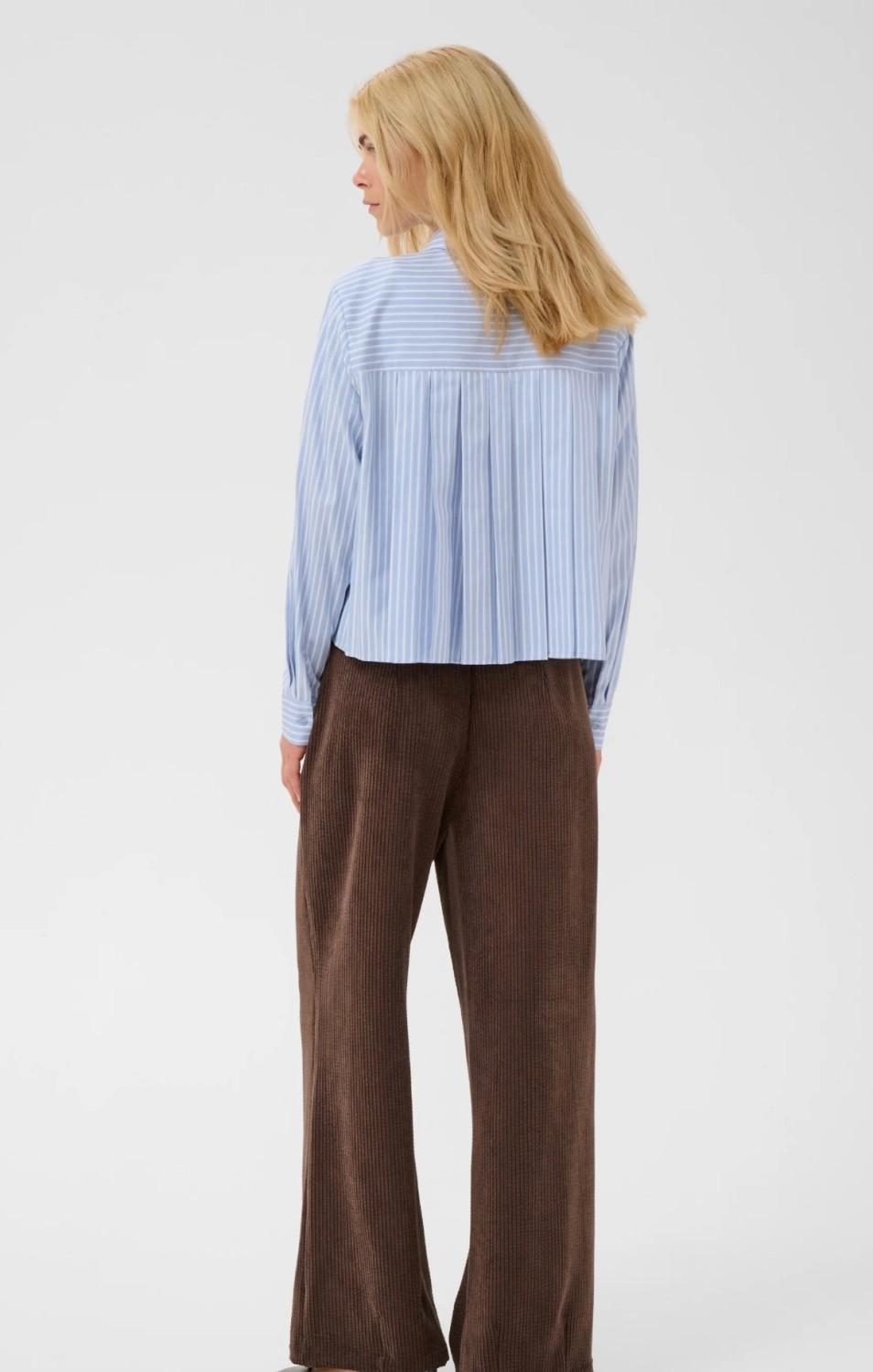 CUmanga shirt blue/white stripe, bilde 3 av 4