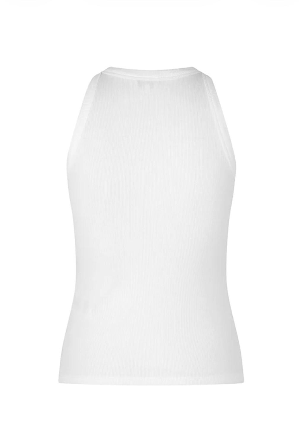 MbyM Evelyn jaxson-m ribbestrikk singlet hvit, bilde 2 av 5