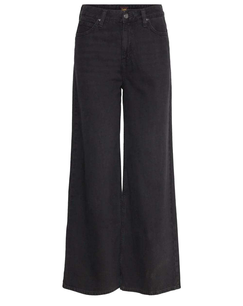 Lee stella high waist wide leg grå svart, bilde 4 av 5