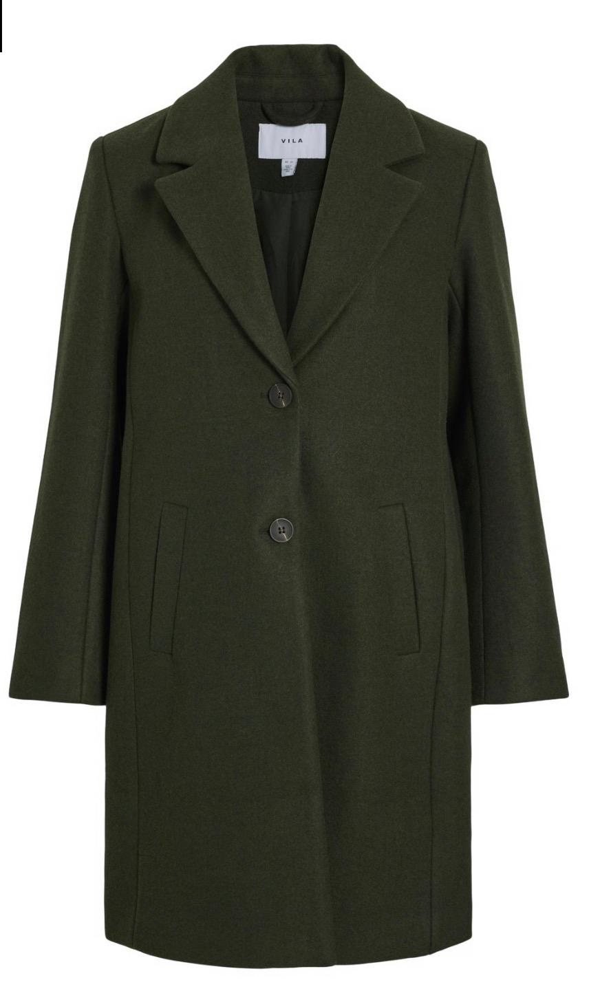VILA Viclaudia button coat-noos, bilde 2 av 3