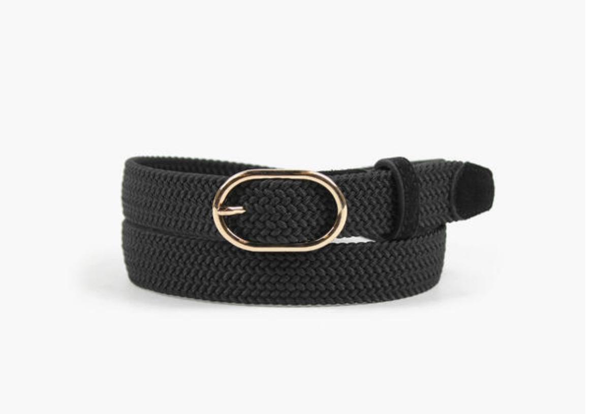 NOHR STUDIO NOHR Frida elastic belt sort, bilde 2 av 2